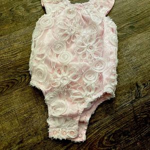 Baby lace onesie